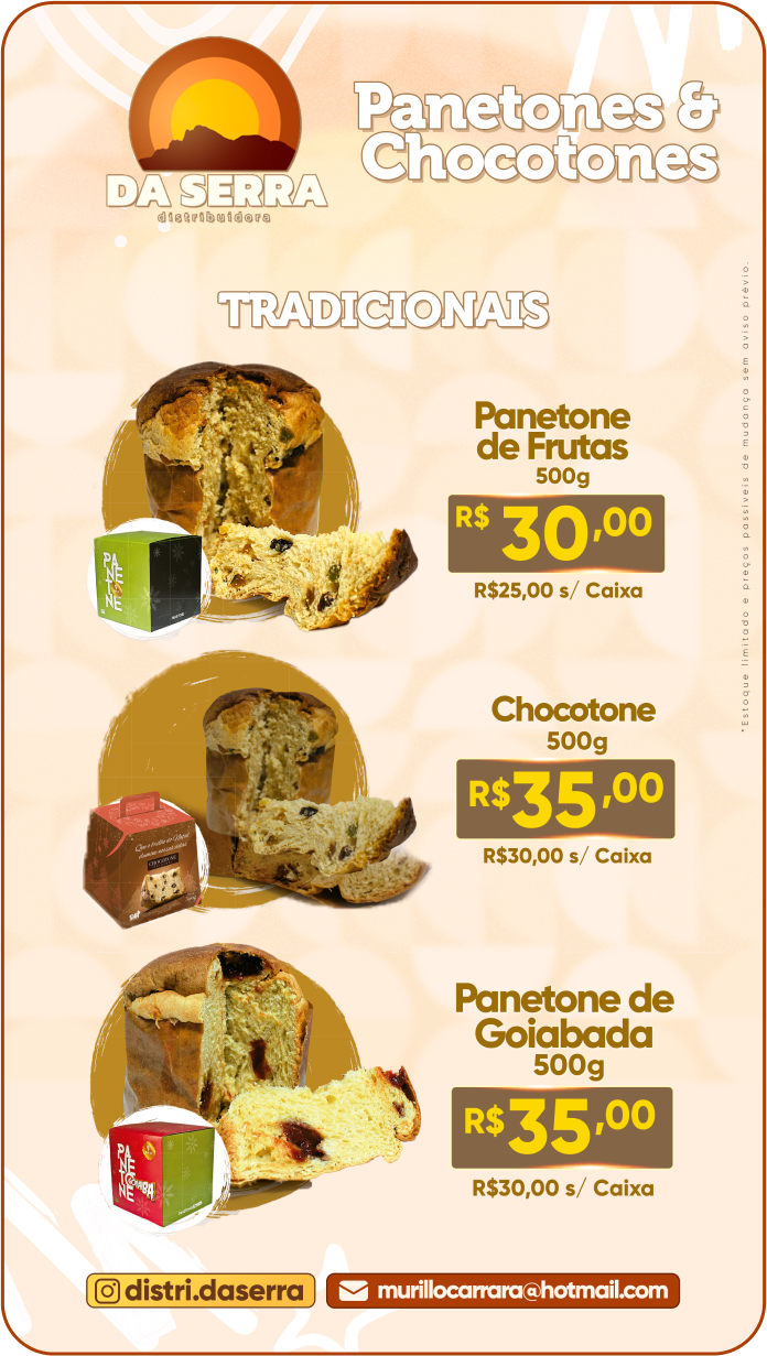 DistriDaserra - PanetonesTradicionais - Stories